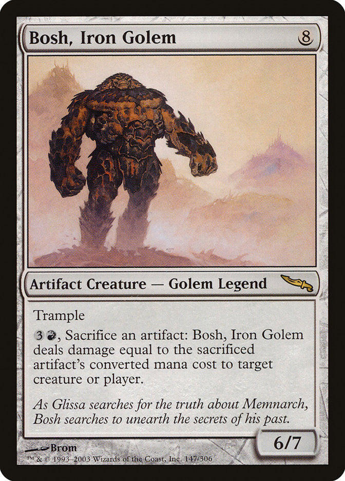 Bosh, Iron Golem [Mirrodin] | Tables and Towers