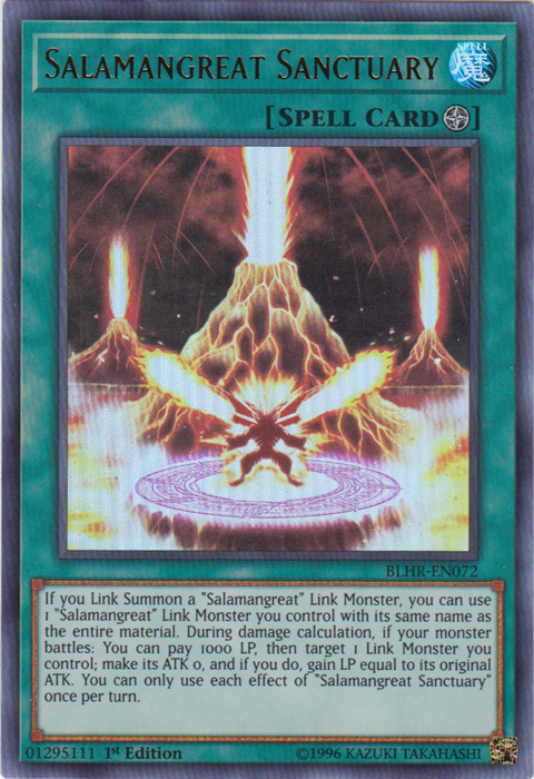 Salamangreat Sanctuary [BLHR-EN072] Ultra Rare | Tables and Towers