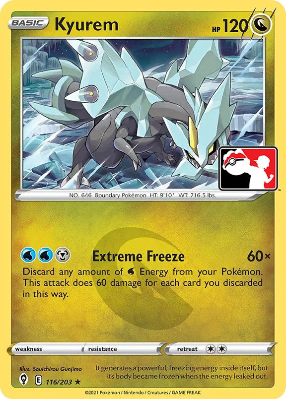 Kyurem (116/203) [Prize Pack Series One] | Tables and Towers