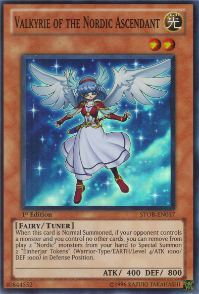 Valkyrie of the Nordic Ascendant [STOR-EN017] Super Rare | Tables and Towers