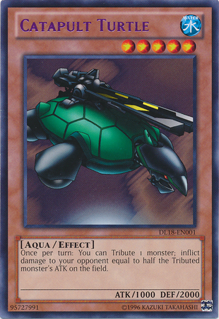 Catapult Turtle (Purple) [DL18-EN001] Rare | Tables and Towers