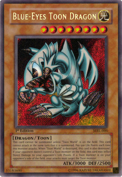 Blue-Eyes Toon Dragon [MRL-000] Secret Rare | Tables and Towers