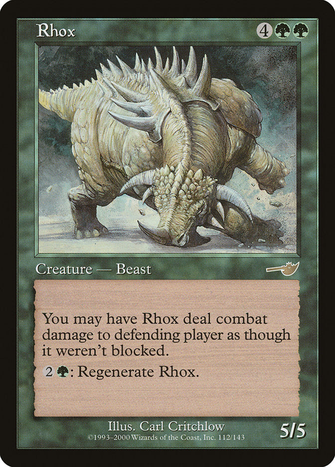 Rhox [Nemesis] | Tables and Towers