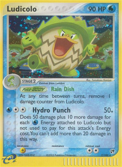 Ludicolo (7/100) [EX: Sandstorm] | Tables and Towers