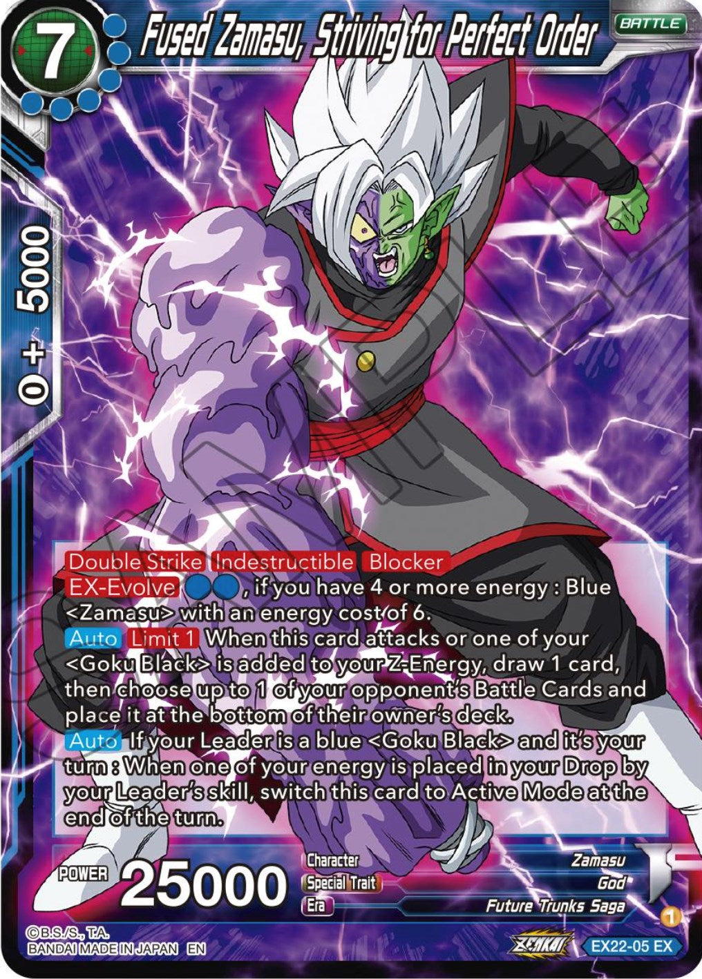 Fused Zamasu, Striving for Perfect Order (EX22-05) [Ultimate Deck 2023] | Tables and Towers