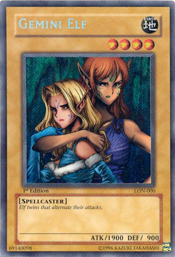 Gemini Elf [LON-000] Secret Rare | Tables and Towers