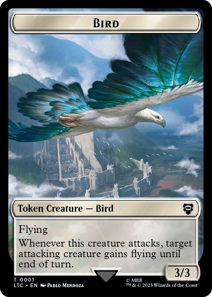 Bird // Goat Token [The Lord of the Rings: Tales of Middle-Earth Commander Tokens] | Tables and Towers