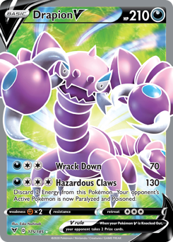 Drapion V (175/185) [Sword & Shield: Vivid Voltage] | Tables and Towers