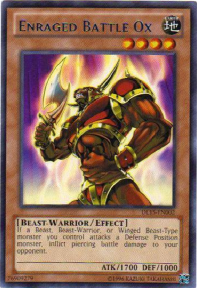 Enraged Battle Ox (Blue) [DL15-EN002] Rare | Tables and Towers