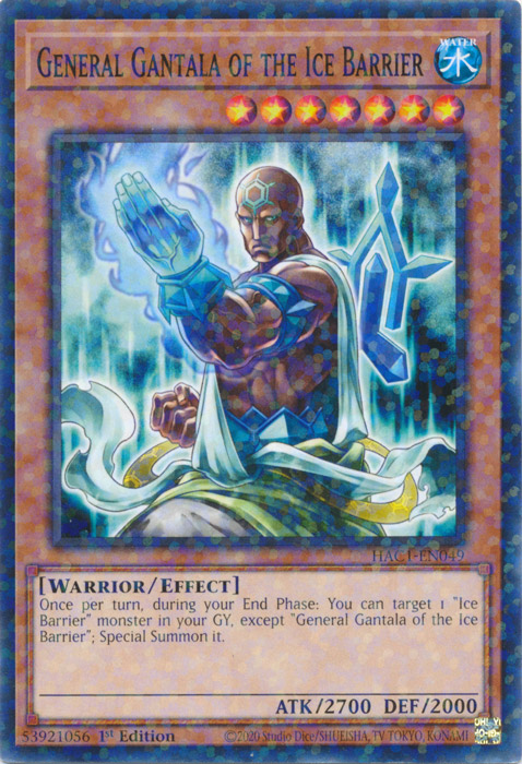 General Gantala of the Ice Barrier (Duel Terminal) [HAC1-EN049] Common | Tables and Towers