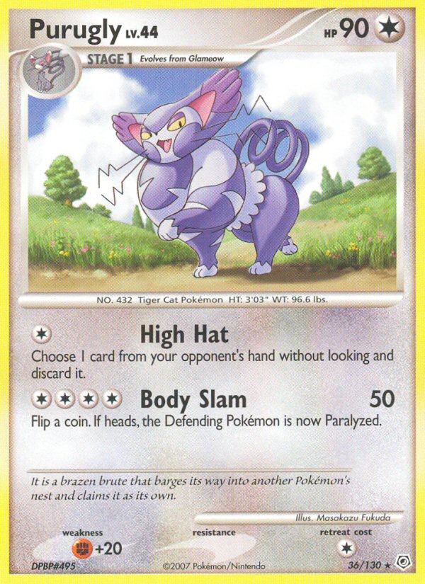 Purugly (36/130) [Diamond & Pearl: Base Set] | Tables and Towers