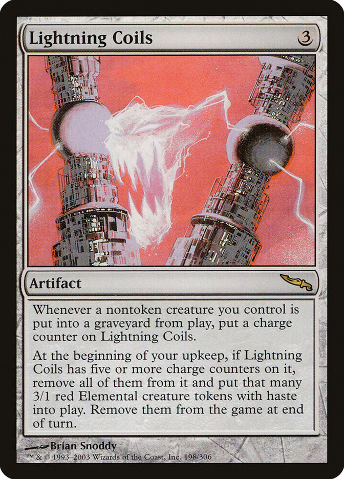 Lightning Coils [Mirrodin] | Tables and Towers