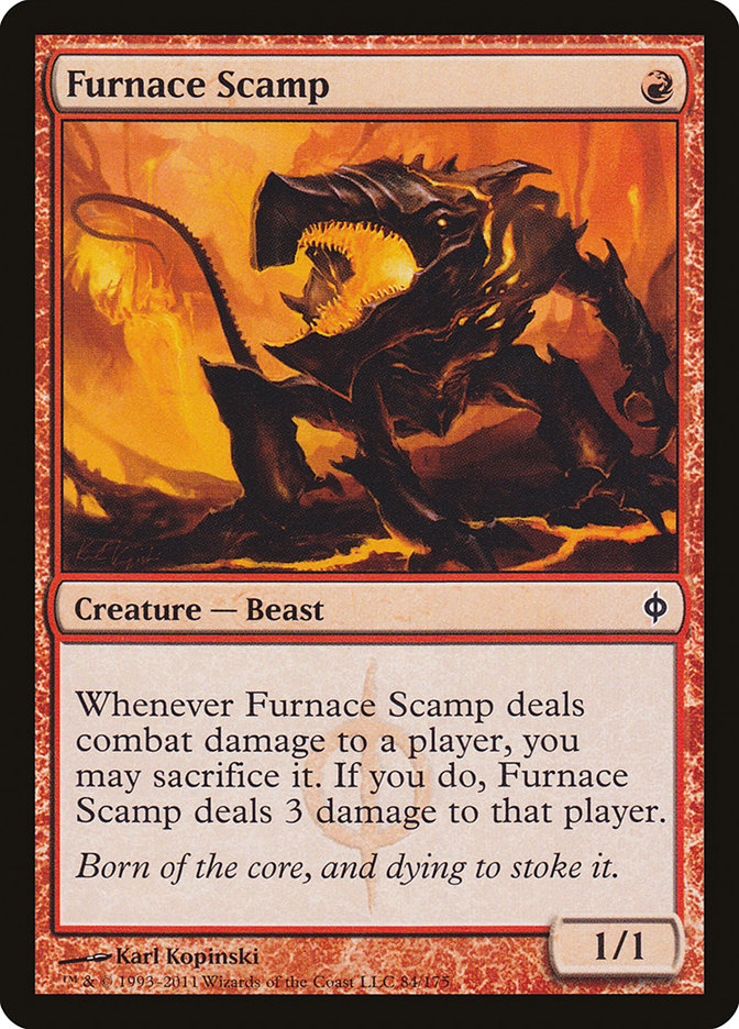 Furnace Scamp [New Phyrexia] | Tables and Towers