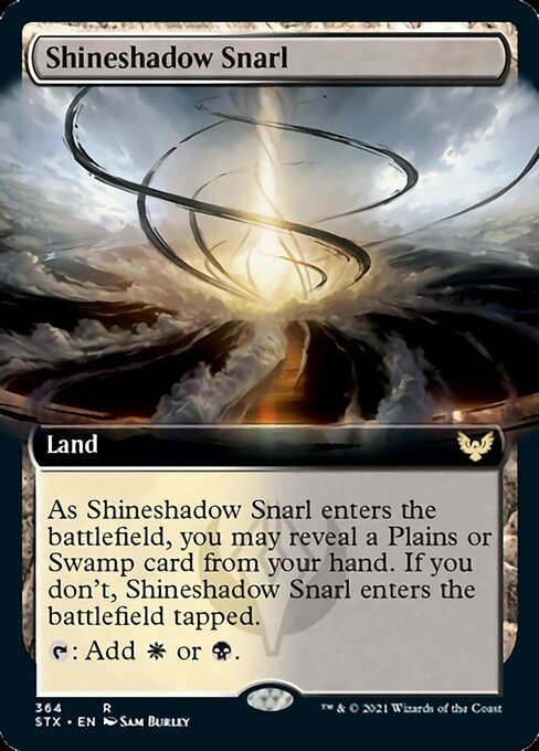 Shineshadow Snarl (Extended Art) [Strixhaven: School of Mages] | Tables and Towers