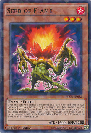 Seed of Flame [BP03-EN052] Shatterfoil Rare | Tables and Towers