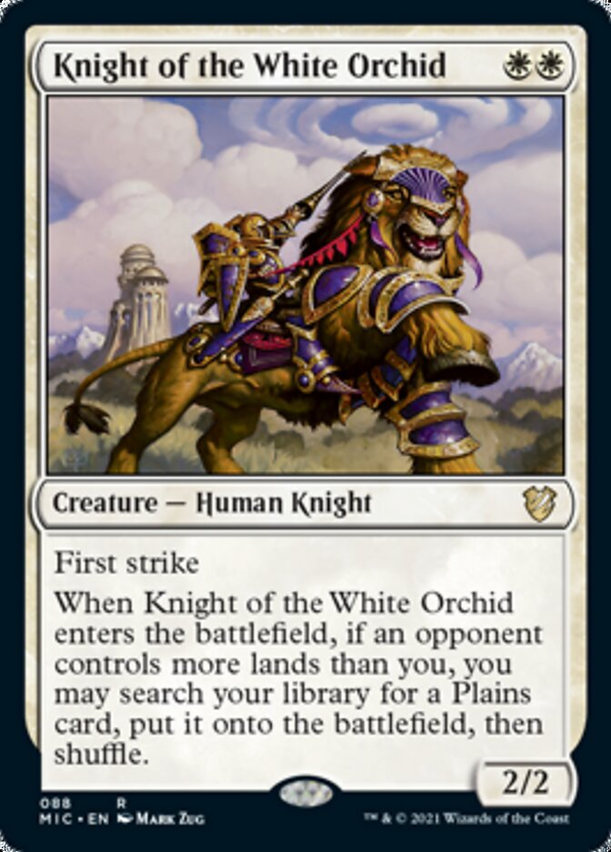 Knight of the White Orchid [Innistrad: Midnight Hunt Commander] | Tables and Towers