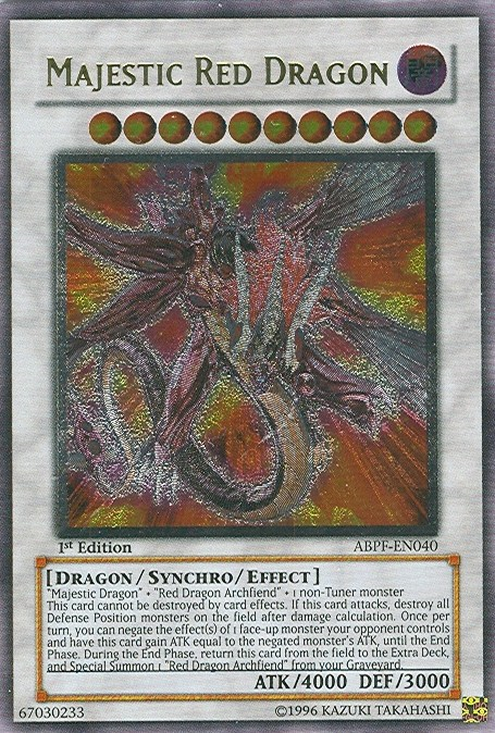 Majestic Red Dragon [ABPF-EN040] Ultimate Rare | Tables and Towers