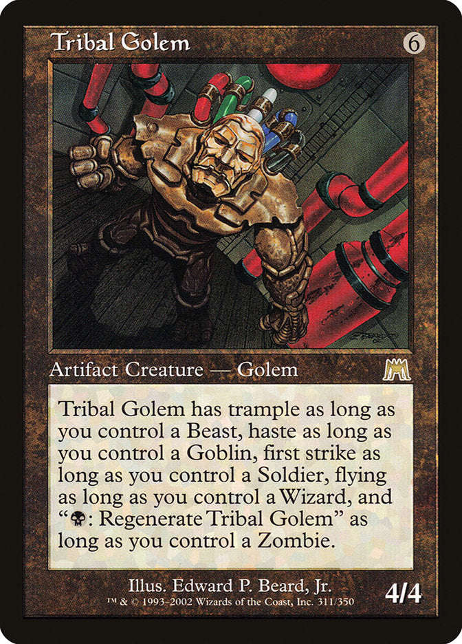 Tribal Golem [Onslaught] | Tables and Towers