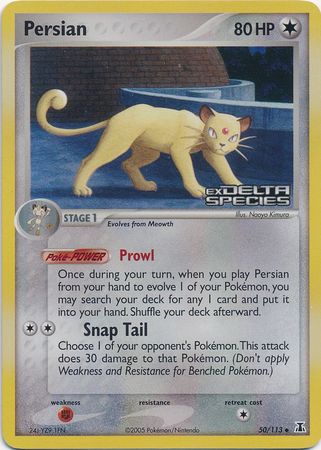 Persian (50/113) (Stamped) [EX: Delta Species] | Tables and Towers