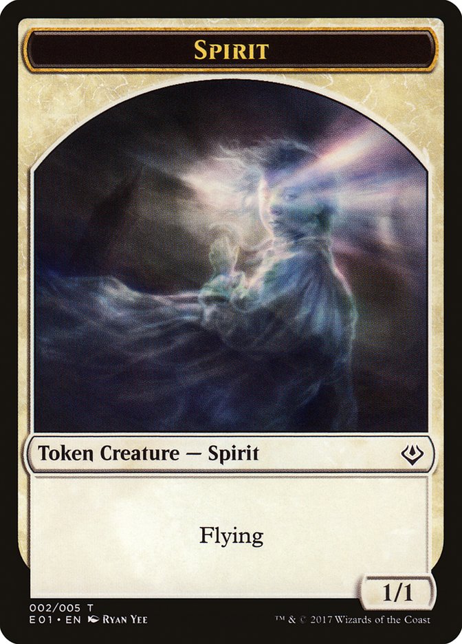 Spirit // Soldier Double-Sided Token [Archenemy: Nicol Bolas Tokens] | Tables and Towers