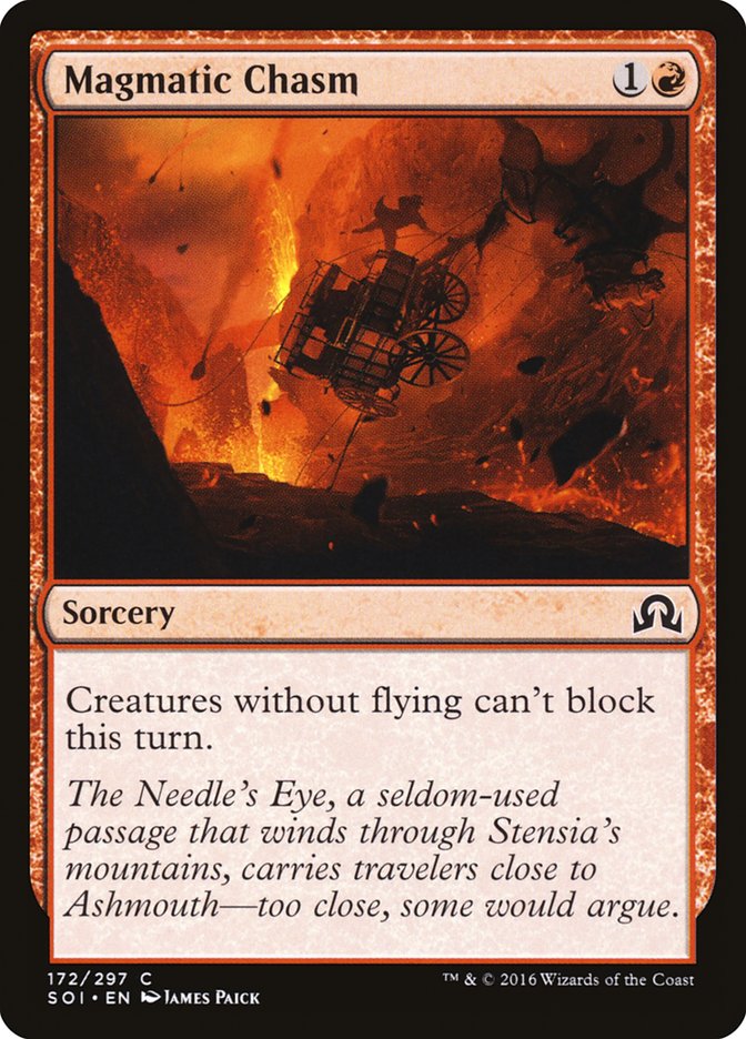 Magmatic Chasm [Shadows over Innistrad] | Tables and Towers