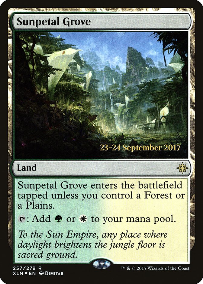 Sunpetal Grove [Ixalan Prerelease Promos] | Tables and Towers