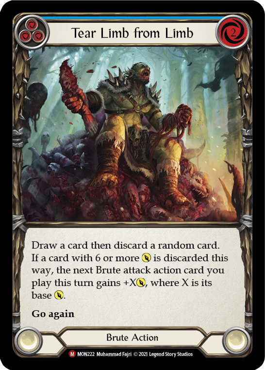 Tear Limb from Limb [MON222] (Monarch)  1st Edition Normal | Tables and Towers