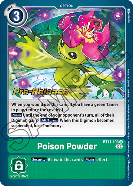 Poison Powder [BT11-103] [Dimensional Phase Pre-Release Promos] | Tables and Towers