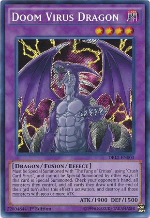 Doom Virus Dragon [DRL2-EN003] Secret Rare | Tables and Towers