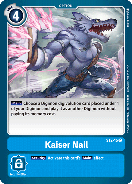 Kaiser Nail [ST2-15] [Starter Deck: Cocytus Blue] | Tables and Towers