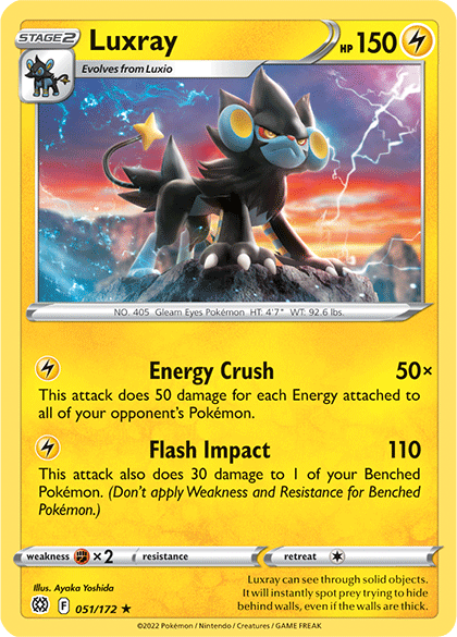 Luxray (051/172) [Sword & Shield: Brilliant Stars] | Tables and Towers