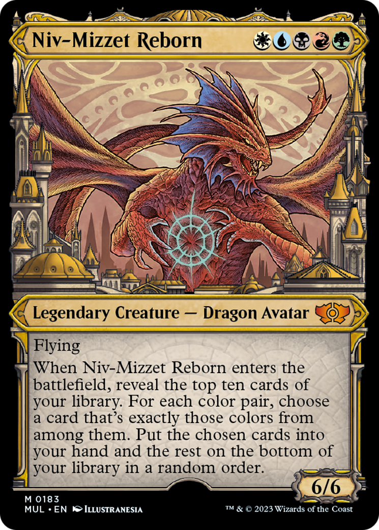 Niv-Mizzet Reborn (Halo Foil) [Multiverse Legends] | Tables and Towers