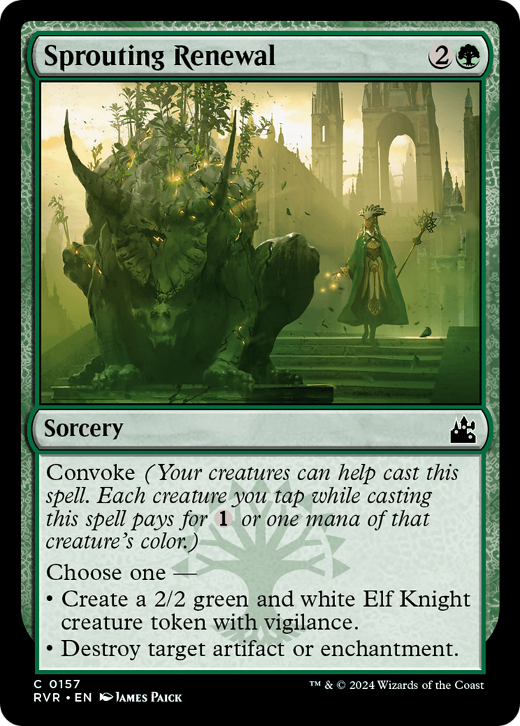 Sprouting Renewal [Ravnica Remastered] | Tables and Towers