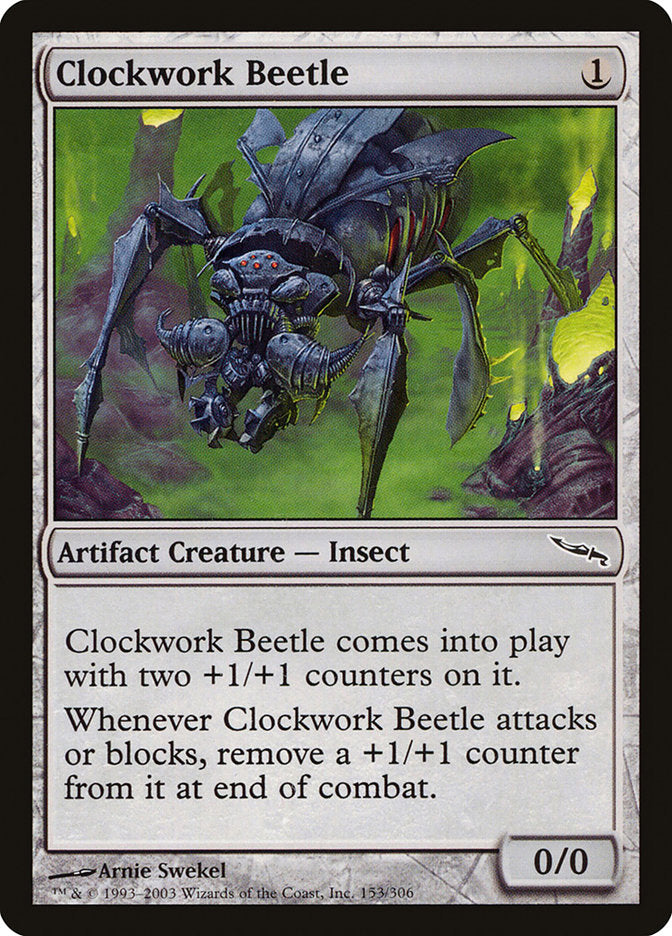 Clockwork Beetle [Mirrodin] | Tables and Towers