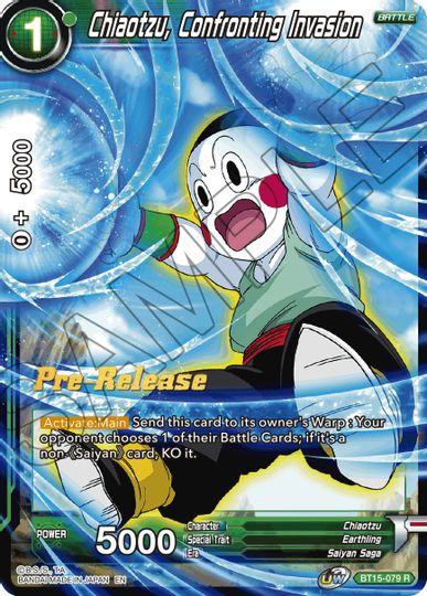 Chiaotzu, Confronting Invasion (BT15-079) [Saiyan Showdown Prerelease Promos] | Tables and Towers