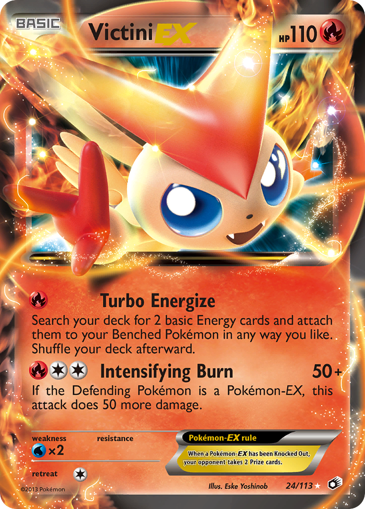 Victini EX (24/113) [Black & White: Legendary Treasures] | Tables and Towers