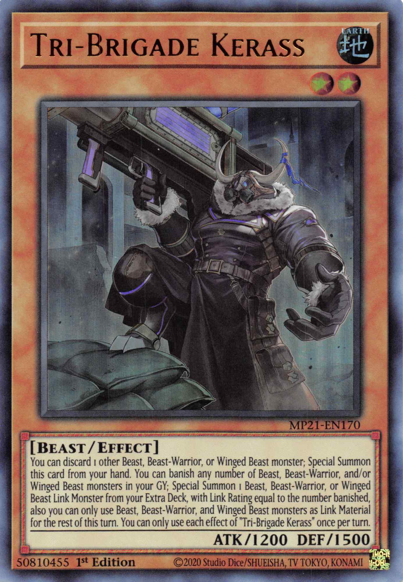 Tri-Brigade Kerass [MP21-EN170] Ultra Rare | Tables and Towers