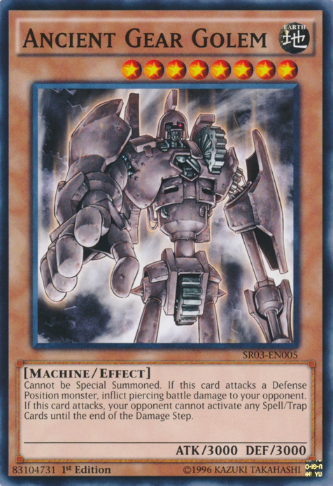 Ancient Gear Golem [SR03-EN005] Common | Tables and Towers