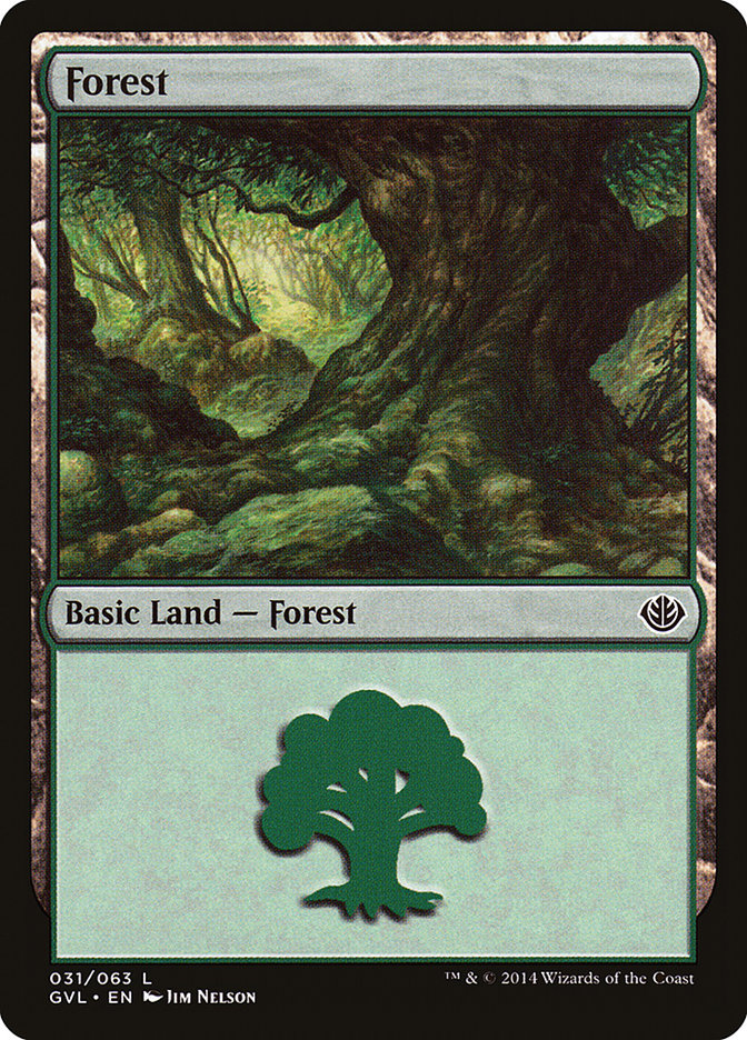 Forest (31) (Garruk vs. Liliana) [Duel Decks Anthology] | Tables and Towers