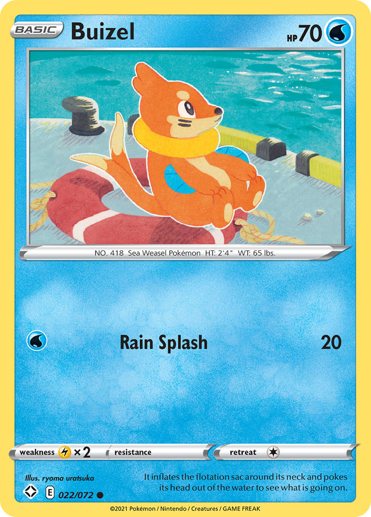 Buizel (022/072) [Sword & Shield: Shining Fates] | Tables and Towers