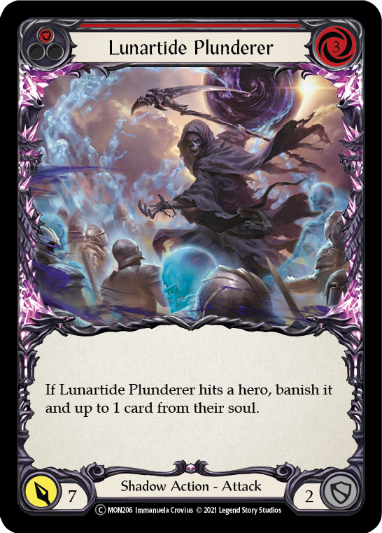 Lunartide Plunderer (Red) [U-MON206] (Monarch Unlimited)  Unlimited Normal | Tables and Towers