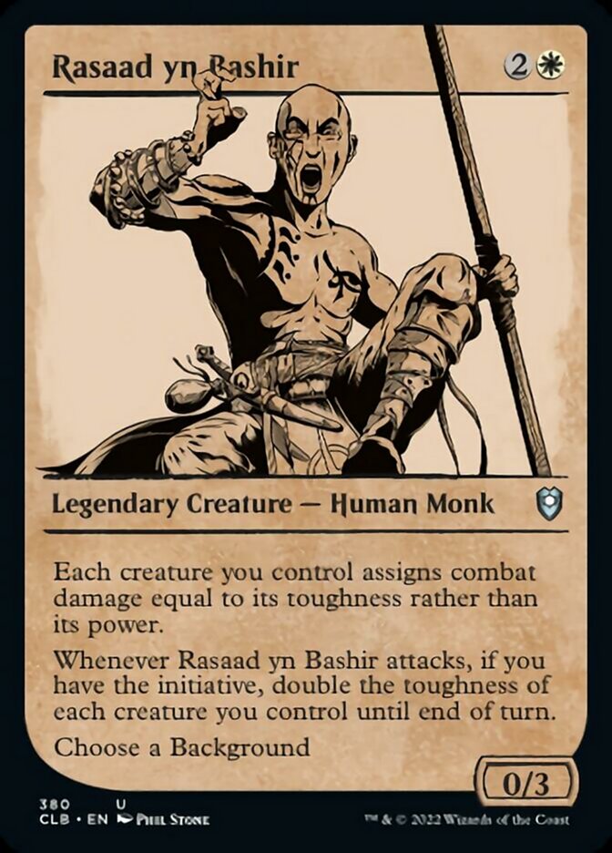 Rasaad yn Bashir (Showcase) [Commander Legends: Battle for Baldur's Gate] | Tables and Towers