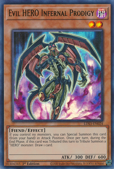 Evil HERO Infernal Prodigy [LDS3-EN024] Ultra Rare | Tables and Towers