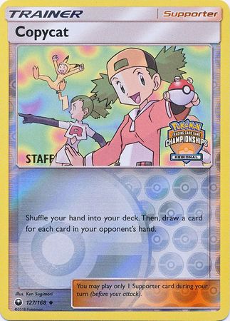 Copycat (127/168) (Regional Championship Promo Staff) [Sun & Moon: Celestial Storm] | Tables and Towers