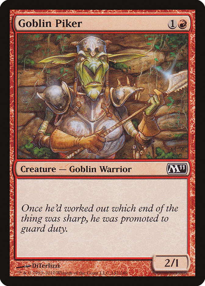 Goblin Piker [Magic 2011] | Tables and Towers