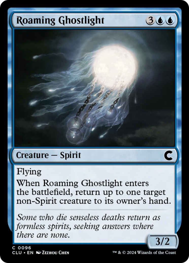 Roaming Ghostlight [Ravnica: Clue Edition] | Tables and Towers