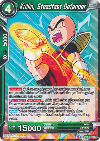 Krillin, Steadfast Defender (DB1-049) [Dragon Brawl] | Tables and Towers