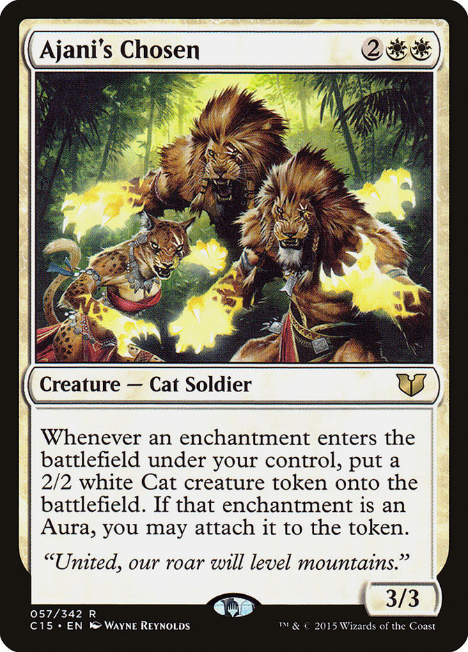 Ajani's Chosen [Commander 2015] | Tables and Towers