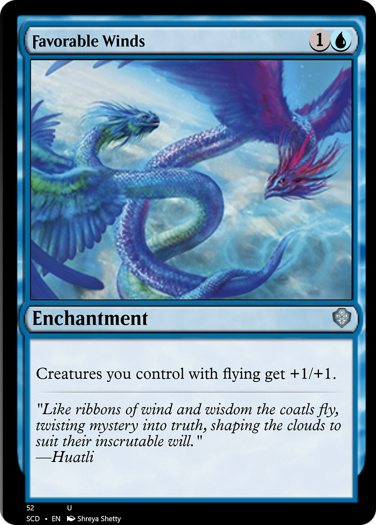 Favorable Winds [Starter Commander Decks] | Tables and Towers