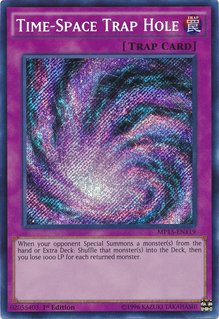 Time-Space Trap Hole [MP15-EN119] Secret Rare | Tables and Towers